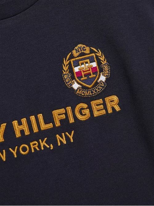 TH NY CREST TEE S/S TOMMY HILFIGER | KB0KB08029J/DW5